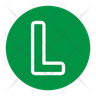 l sign icon download