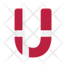 icon for letter u
