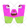 smiling monster icon png