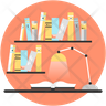 school library logo
