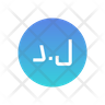 icon for libyan dinar