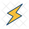 lightning button icon png