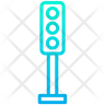 railway signal light icon