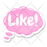 liked icon svg