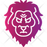 icon for lion face