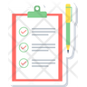 clipboard list icon png