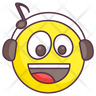 listening emoji logo