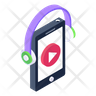 music headphone emoji