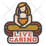 live casino symbol