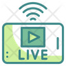 news streaming icon svg