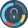 lock graph icon png