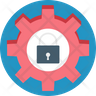 icon for sheet lock