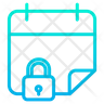 lock date icon png
