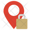 map locked icon download