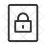 lock document icons