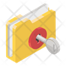 icon for lock on chip