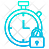 free lock timer icons