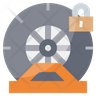icons of lock wheel