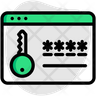 icons for login credentials