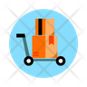 free carrier trolley icons