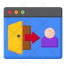 user exit emoji