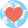 long distance love icon