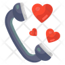 romantic telecommunication emoji