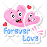free couple in love icons
