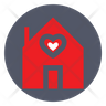 icon love house