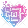 free love labyrinth icons