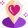 romantic place icon png