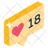 icon for love theme