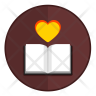 icons for love reading