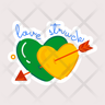 icon for love struck