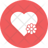 heart clover icon png