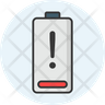 low battery notification logo