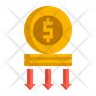 low salary icon png