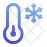 icon for thermometer frost