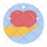 heart donation icon