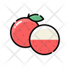 juicy lychee emoji