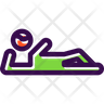 icons for lying down