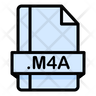 m4a icon svg