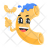 free macaroni emoji icons