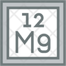 magnesium symbol icon svg