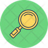magnifying-glass icons