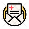 cross mail icon png