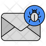 danger mail icon