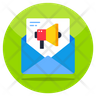 announcement mail icons
