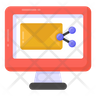 mail share symbol