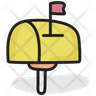 mail box icon svg
